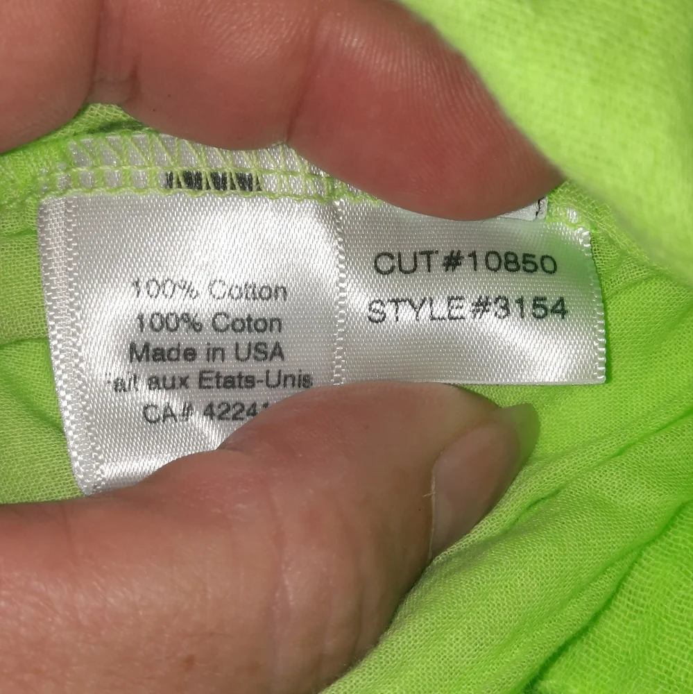 STARKX Elastic High Waist Short Crinkle Gauze Cotton Lime Green Pockets L 9 10 - Picture 9 of 12